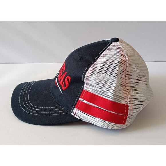 Las Vegas 1905 Trucker Hat Mesh Blue Striped Snapback Cap - Picture 3 of 6